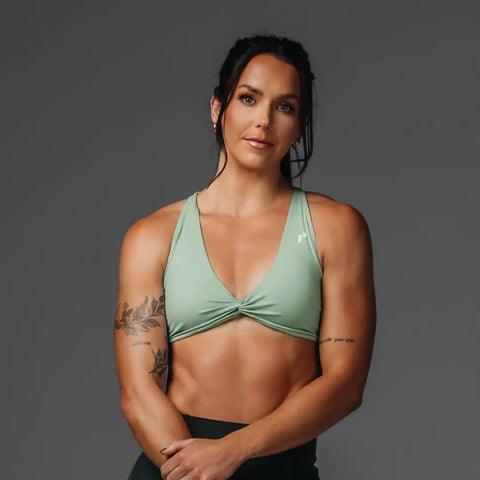 Twist Front Bra